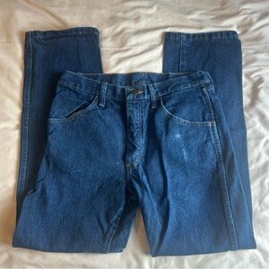 Rustler Dark Wash Work Jeans – Size 31x30